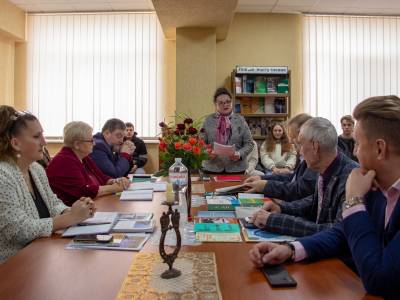 Литературная встреча в библиотеке
