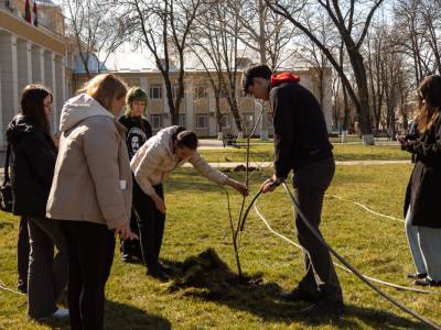 Весенний субботник в ПГУ