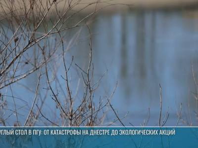 Круглый стол в ПГУ: от катастрофы на Днестре до экологических акций